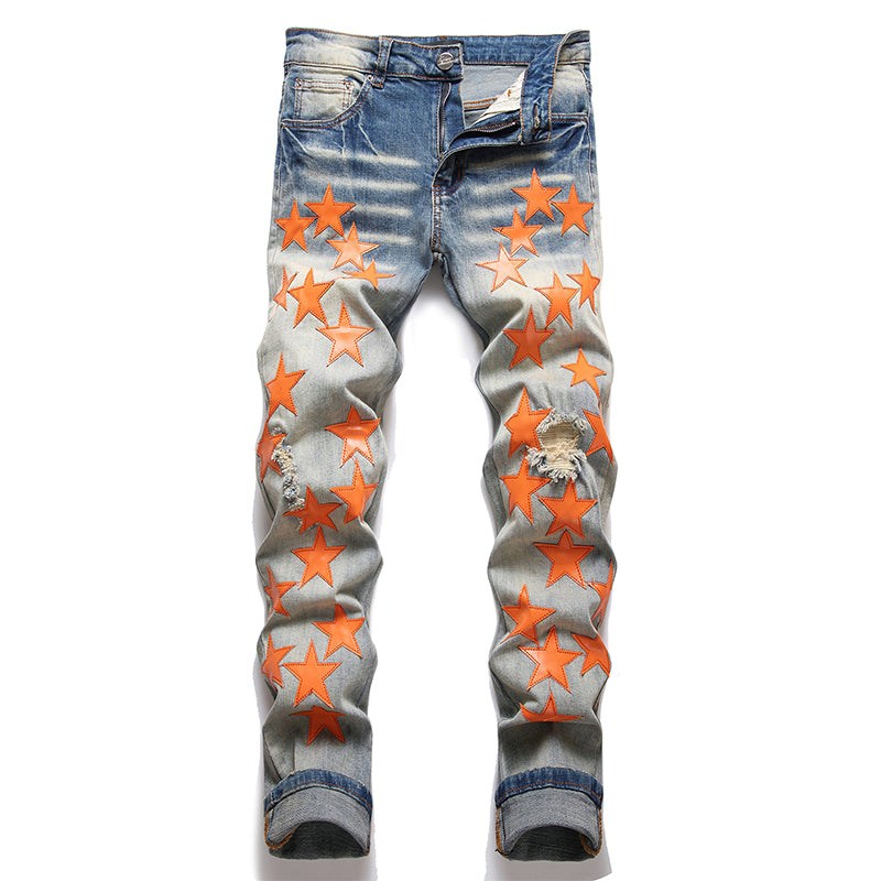 AMIRI Jeans High-quality distressed pure cotton