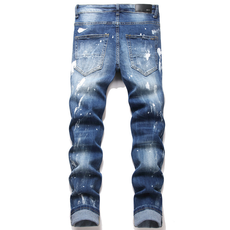 AMIRI Jeans High-quality distressed pure cotton