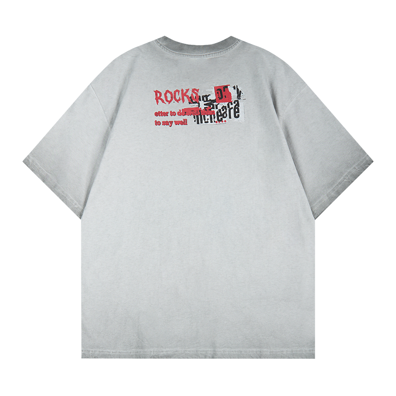 Unisex vintage T-shirts Distressed vintage texture