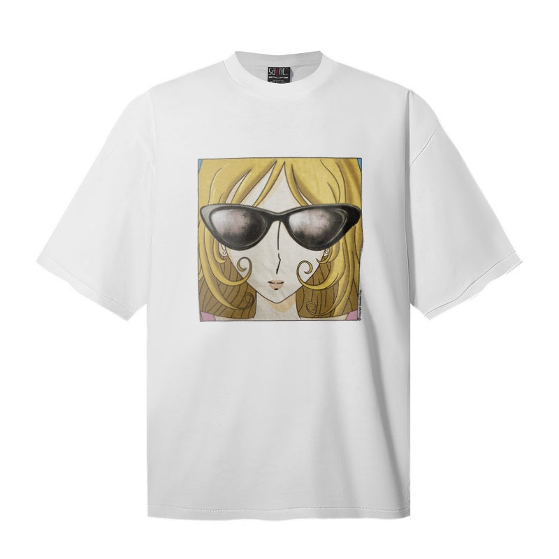 Saint Michael T Shirts Boxed Classic Anime Lady Illustration Print