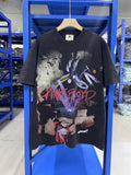 Vintage style washed summer wear T shirt 260G pure cotton high-quality streetwear