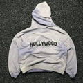 Unisex Vintage Hoodie [Twilight Mountain Purple] PalyHollywood SS25 PL Classic Logo Limited Edition Washed & Distressed Hoodie