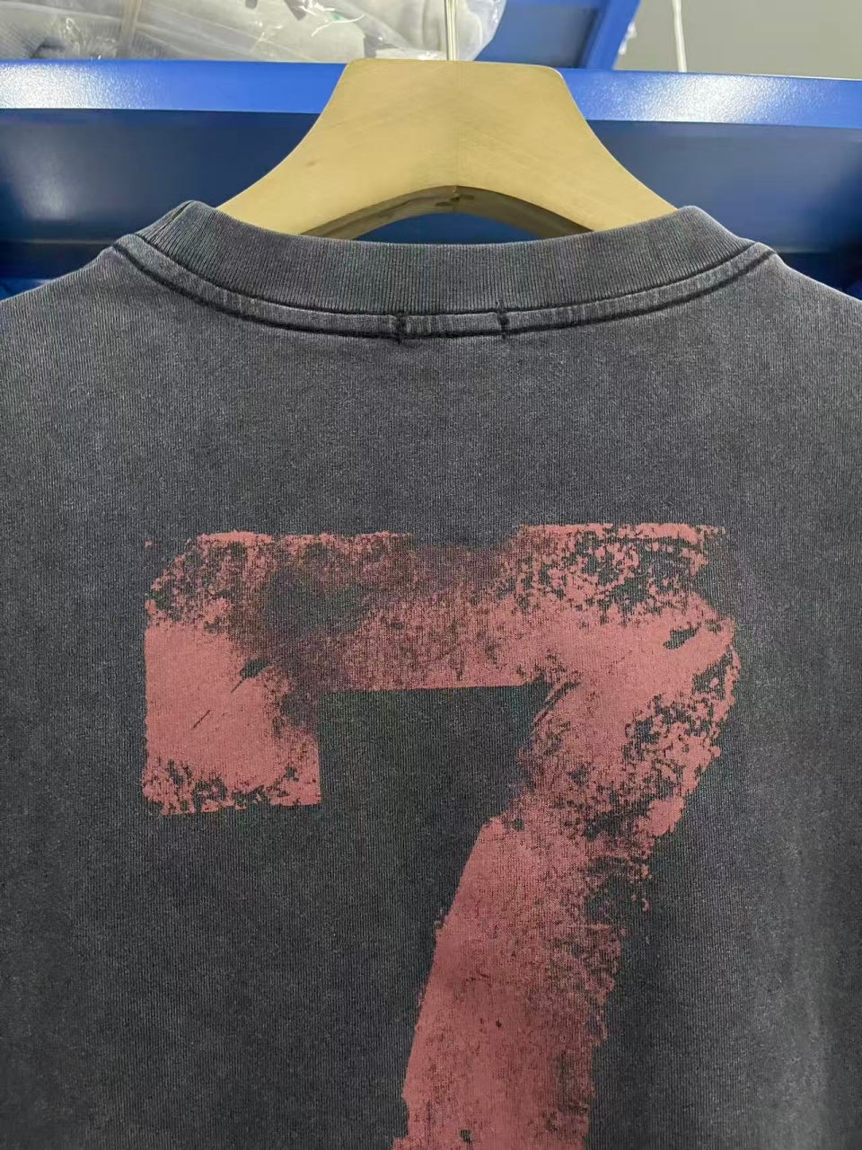 Vintage style washed summer wear T shirt 260G pure cotton high-quality streetwear