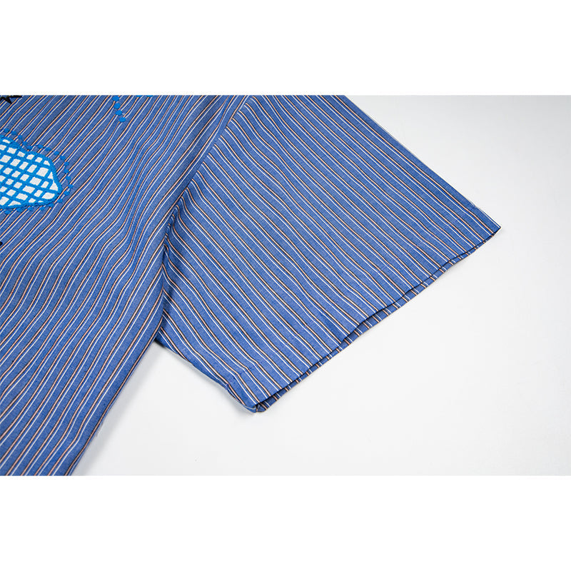 Unisex vintage T-shirt Polo shirt with a stand-up collar