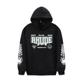 RHUDE Hoodie Racing‑Inspired Streetwear Hooded Sweatshirt
