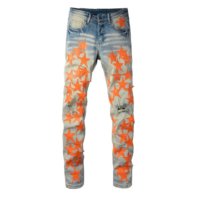 Men Trendy Jeans Pure cotton high quality