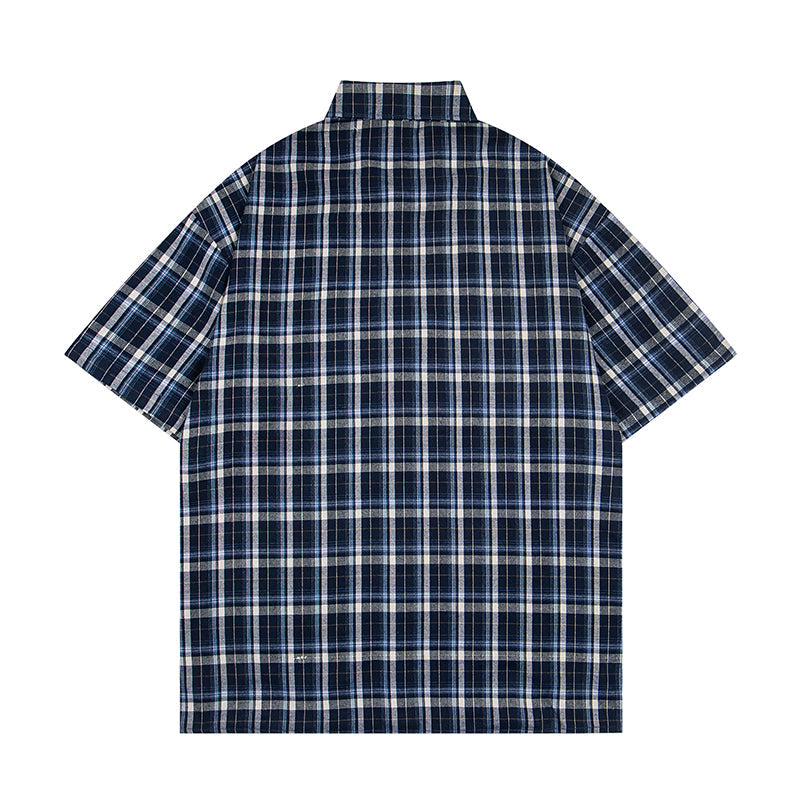 Unisex vintage T-shirt Polo shirt with a stand-up collar