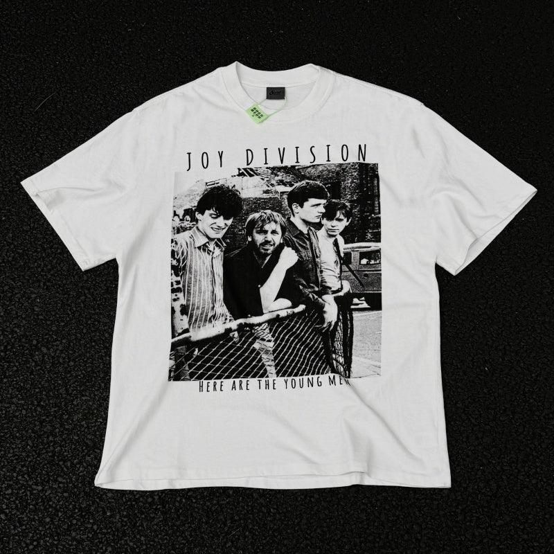 Unisex Vintage T Shirts Punk Lives Forever Limited Edition â€?West Coast Street/Graffiti/Hip-Hop Style High-Street Short-Sleeve Tee; Heavyweight fabric with distressed wash finish; White ink direct-to-garment (DTG) print.