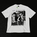 Unisex Vintage T Shirts Punk Lives Forever Limited Edition â€?West Coast Street/Graffiti/Hip-Hop Style High-Street Short-Sleeve Tee; Heavyweight fabric with distressed wash finish; White ink direct-to-garment (DTG) print.