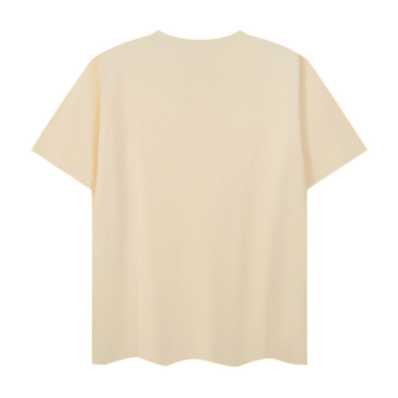RHUDE T Shirts Distressed Aspen Lettering Art