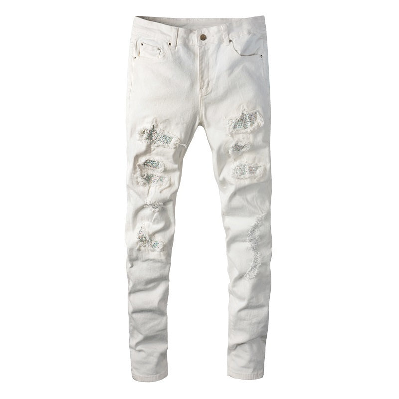 Men Trendy Jeans Pure cotton high quality