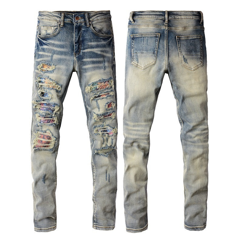 Men Trendy Jeans Pure cotton high quality
