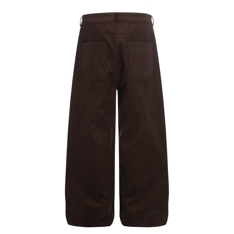 American-style streetwear harem pants Relaxed Silhouette Keychain Detail Outfit