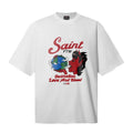 Saint Michael T Shirts Clean White Oversized Retro Devil World Graphic