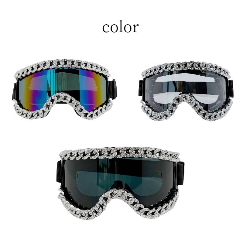 Trendy punk glasses cycling goggles windproof