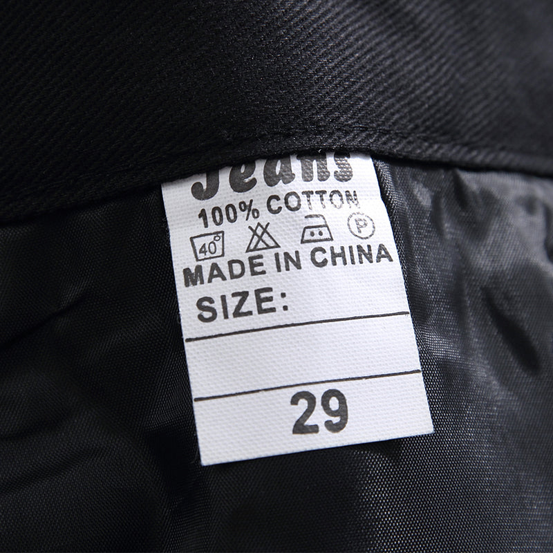 Mens Fashion Jeans Skull Flame 5646# Pure cotton high quality