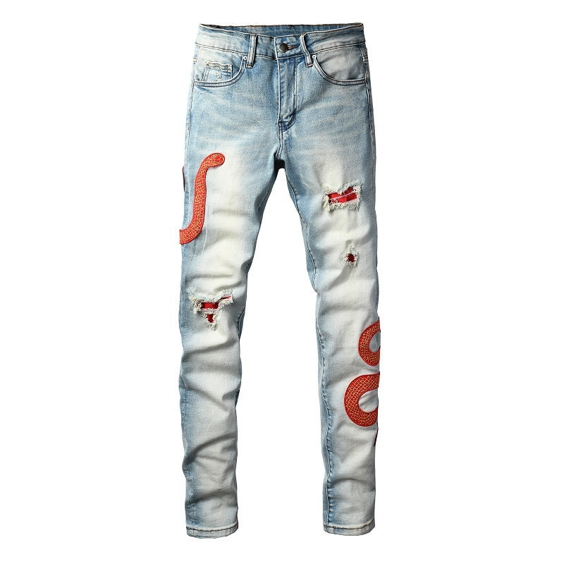 Men Trendy Jeans Pure cotton high quality