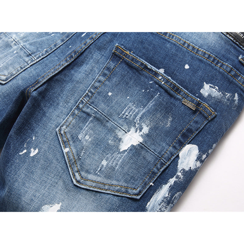 AMIRI Jeans High-quality distressed pure cotton