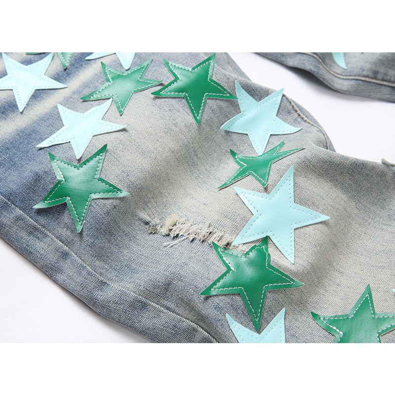 AMIRI Jeans High-quality distressed pure cotton