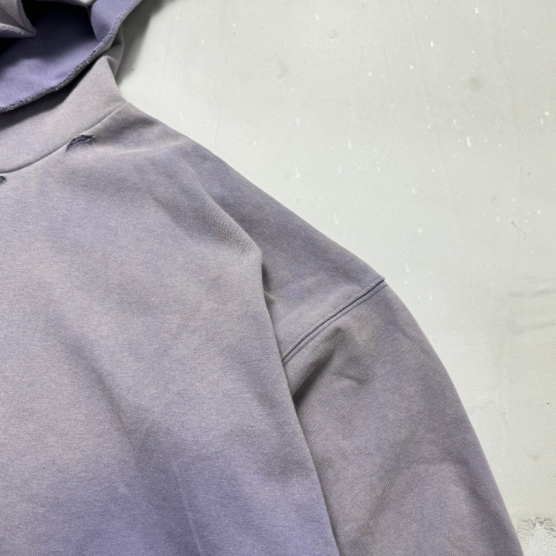 Unisex Vintage Hoodie [Twilight Mountain Purple] PalyHollywood SS25 PL Classic Logo Limited Edition Washed & Distressed Hoodie