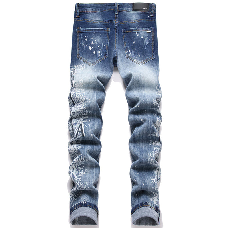 AMIRI Jeans High-quality distressed pure cotton
