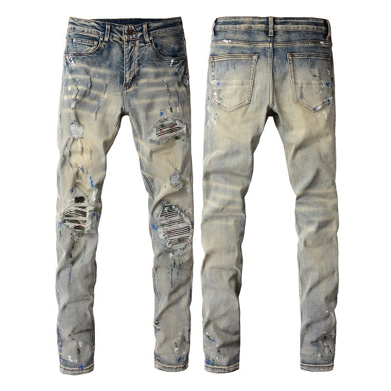 Men Trendy Jeans Pure cotton high quality