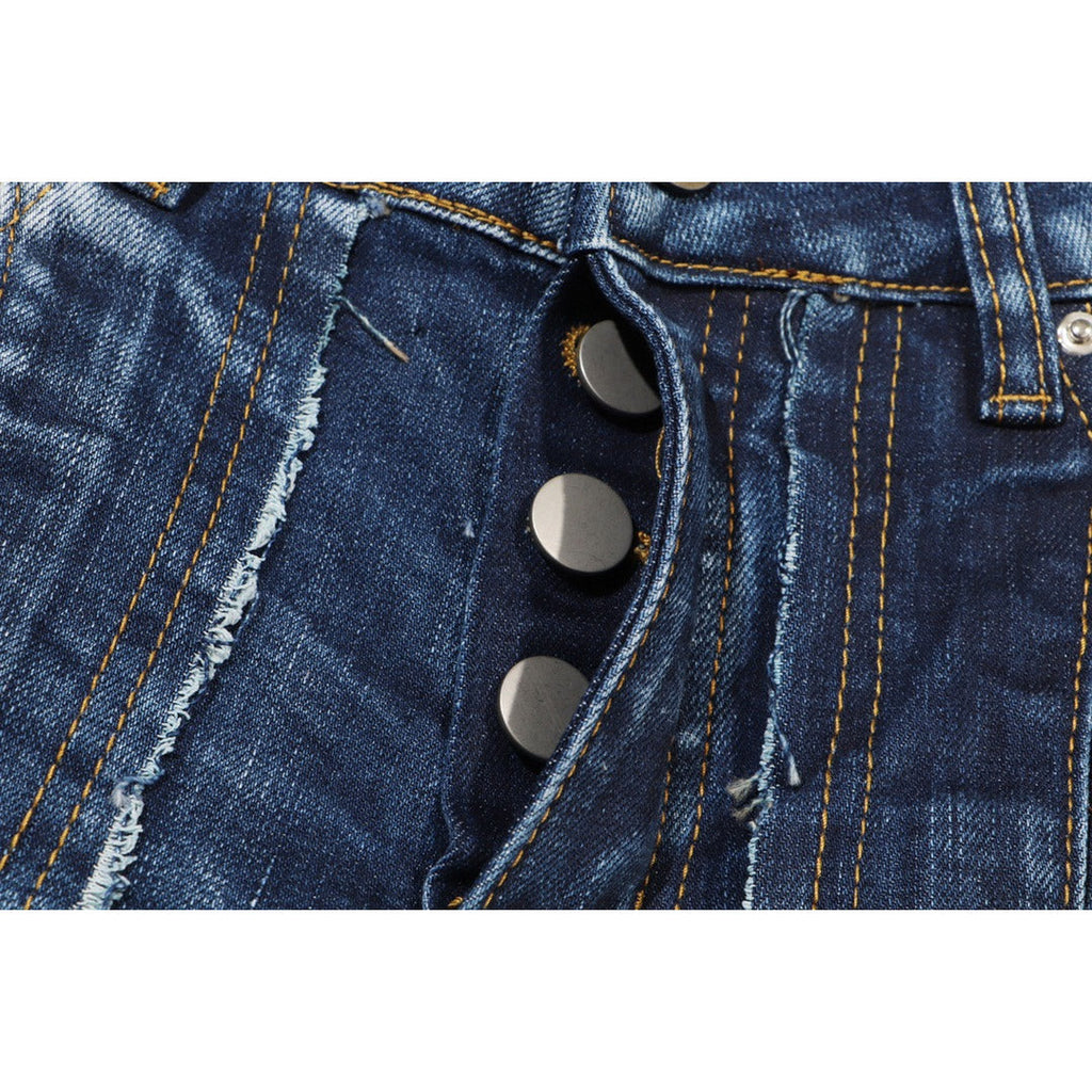 AMIRI Jeans Slim Fit Stretch Ripped Jeans