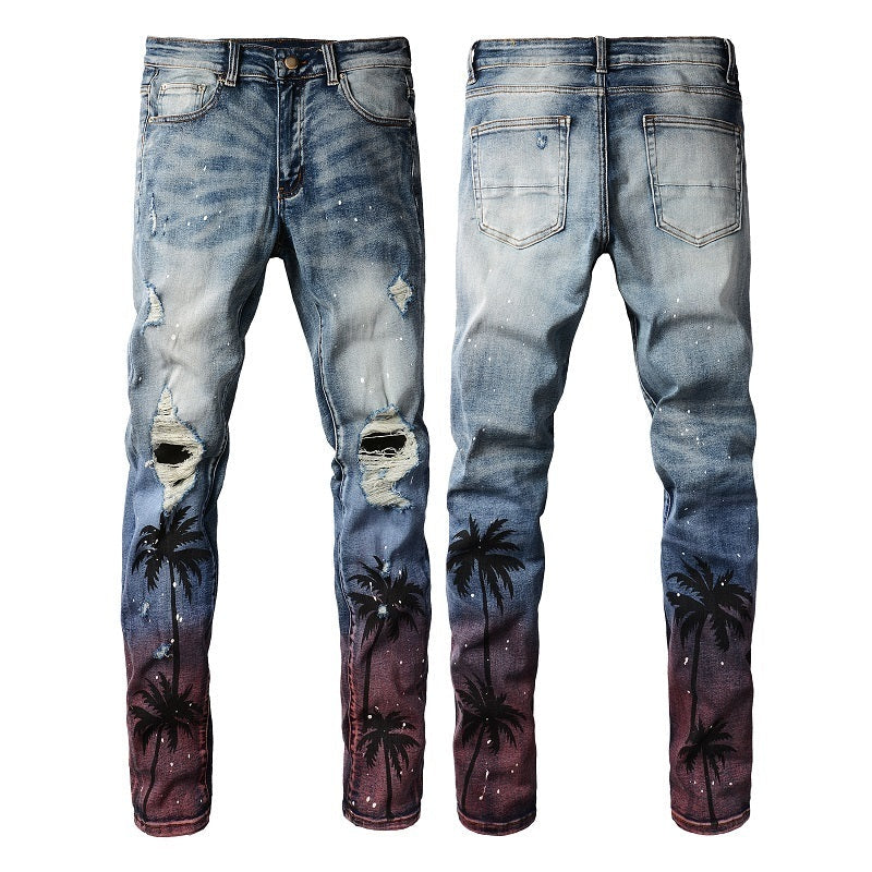 Men Trendy Jeans Pure cotton high quality