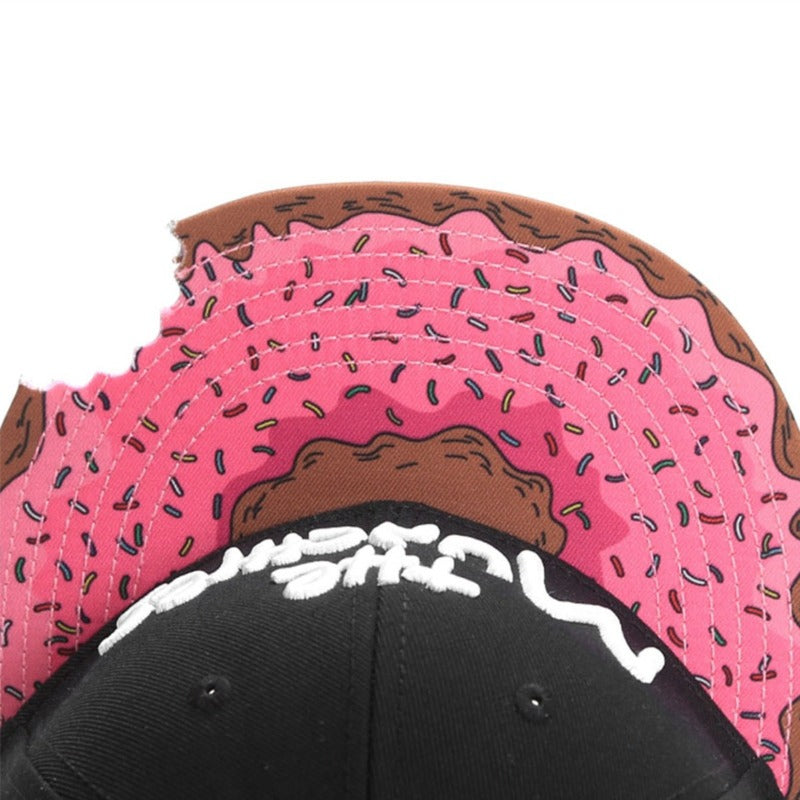 Trendy flat brimmed snapback hats