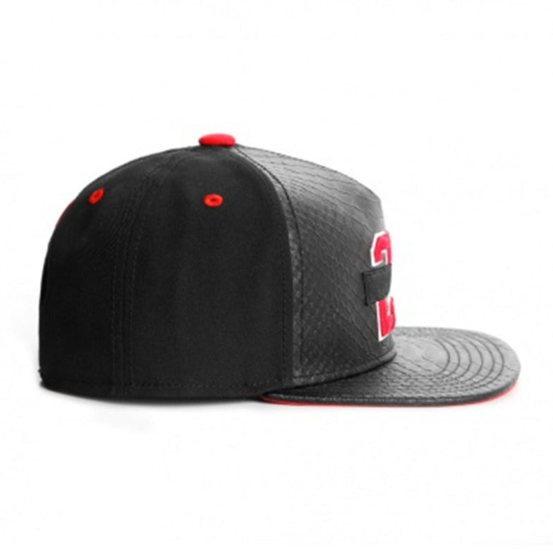 Trendy flat brimmed snapback hats