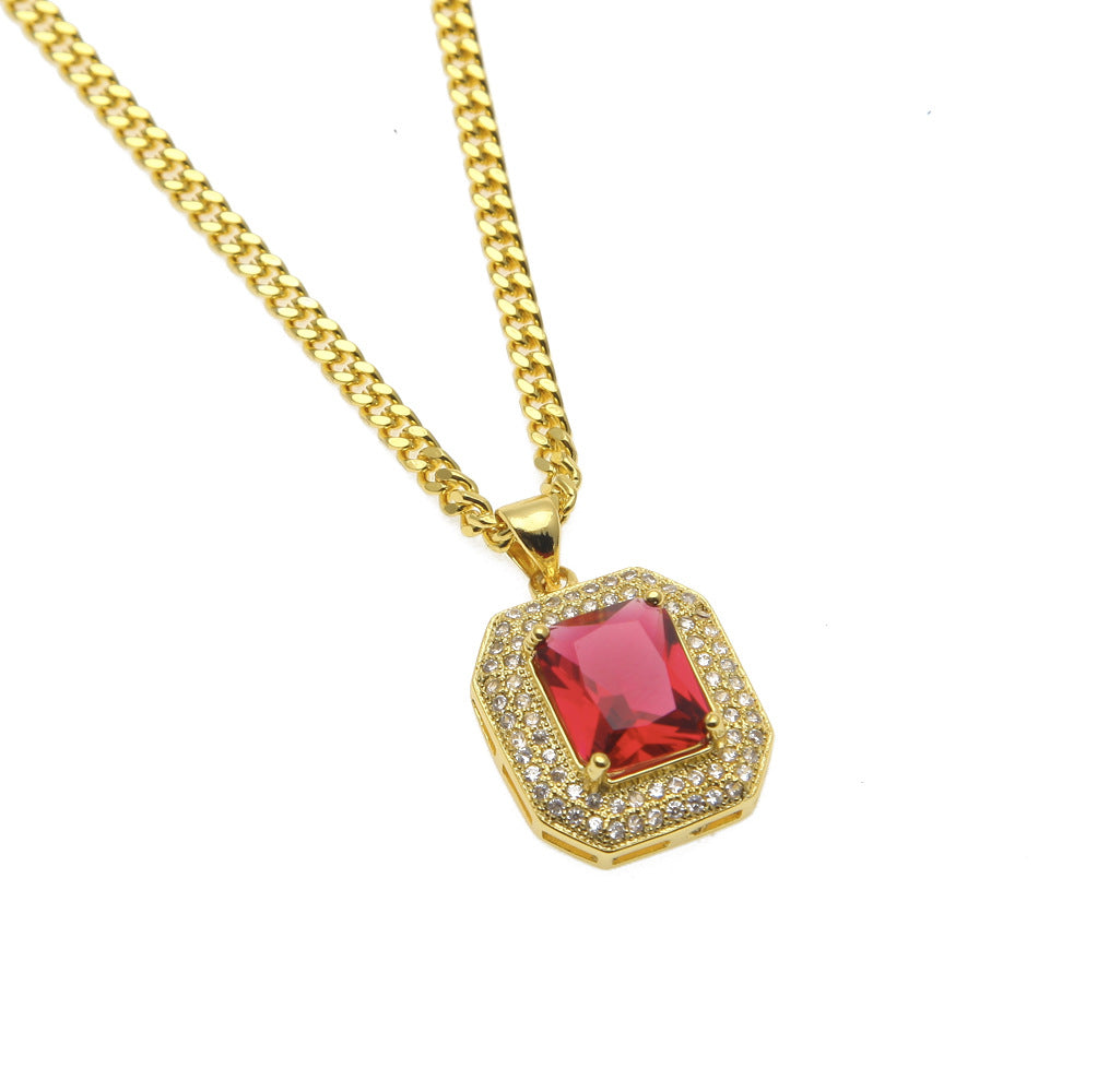 Jewelry Hip Hop Stone Pendant Delicate Claw Set Zircon Pendant Royalty Jesus Pieces