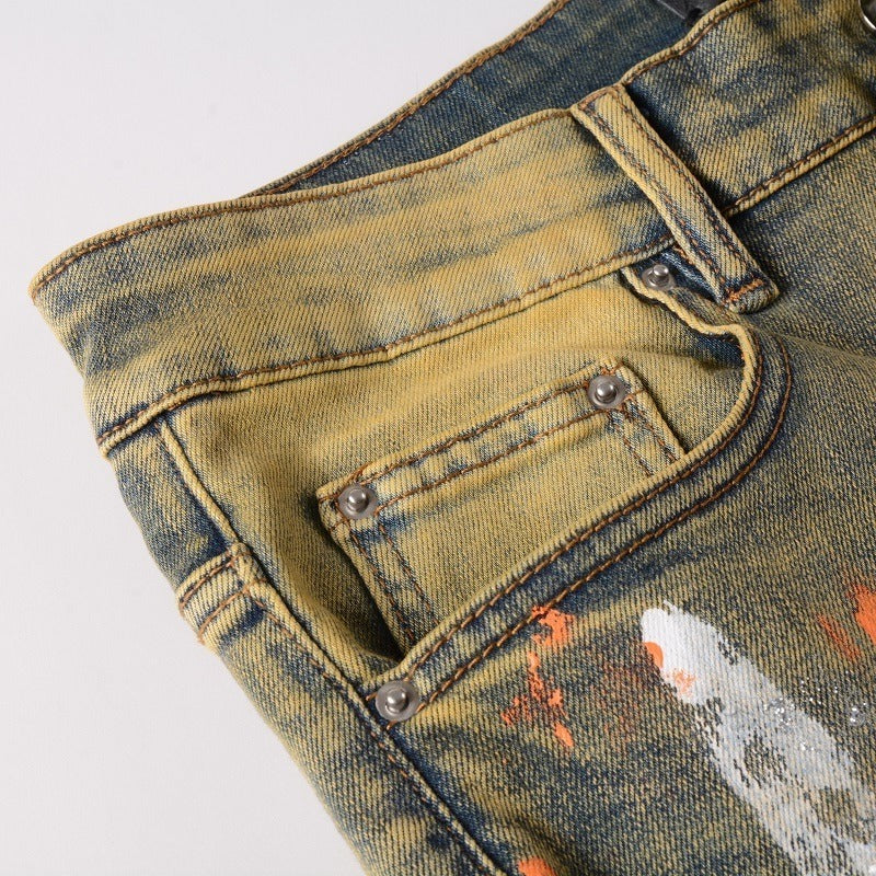 Men Trendy Jeans Pure cotton high quality
