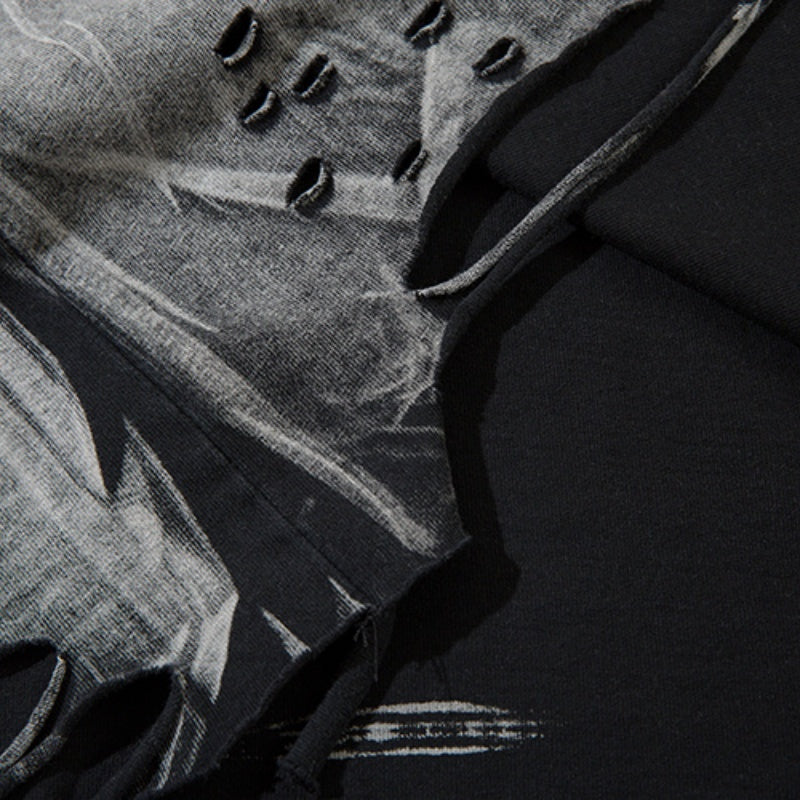 Unisex vintage T-shirts Black gradient