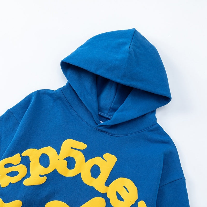 Spiderweb hoodie & sweatpants 2 piece set High-quality pure cotton for autumn and winter