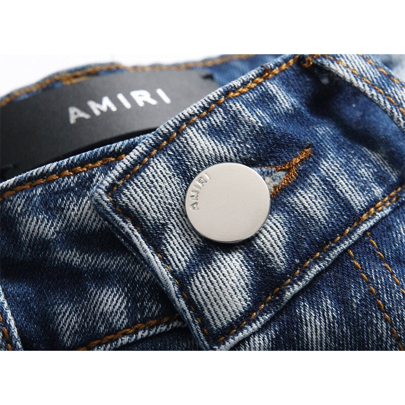 AMIRI Jeans High-quality distressed pure cotton