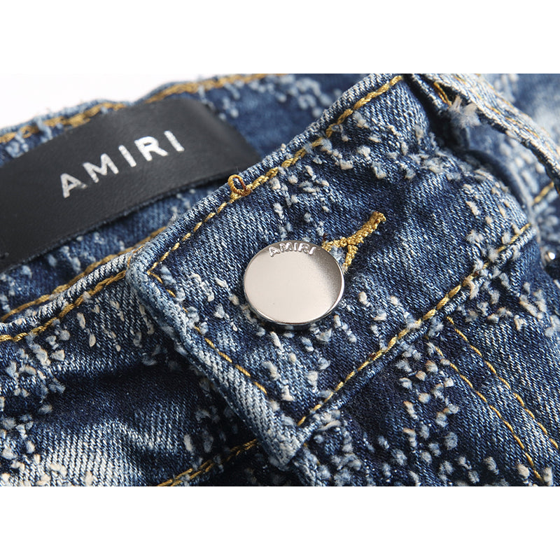 AMIRI Jeans High-quality distressed pure cotton