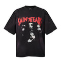 Saint Michael T Shirts Grunge Metal Style Saint Tears Creepy Ghost Portrait Illustration
