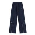American-style streetwear harem pants Grey Navy Dual-Color Street Sport Bottoms