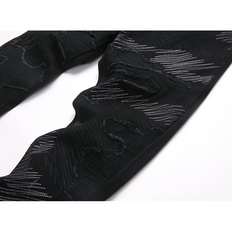AMIRI Jeans High-quality distressed pure cotton