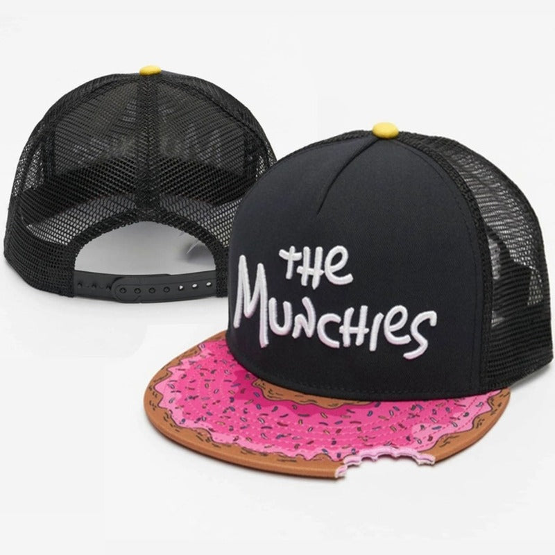 Trendy flat brimmed snapback hatsmesh breathable