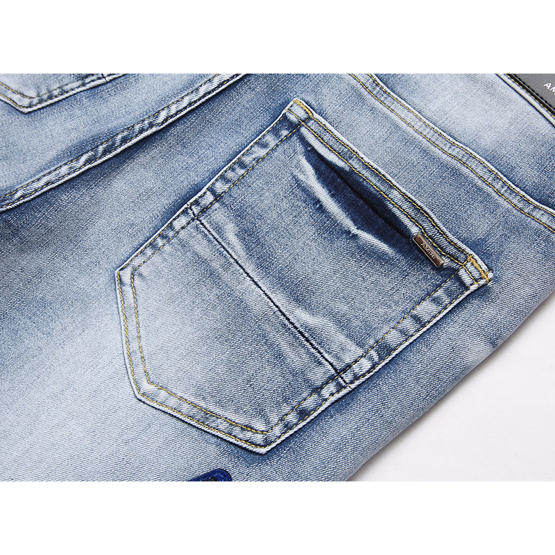 AMIRI Jeans High-quality distressed pure cotton