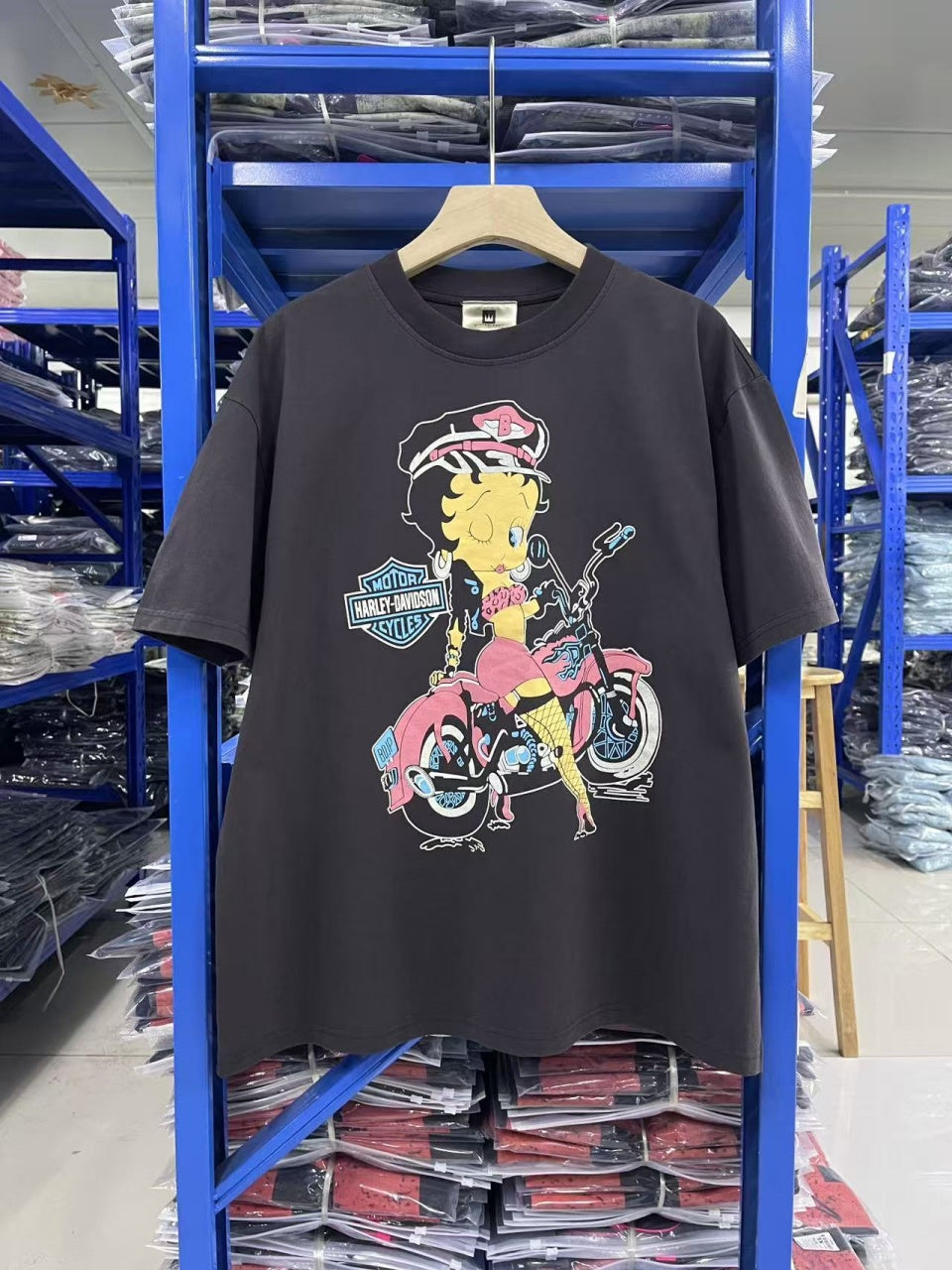 Vintage style washed summer wear T shirt 260G pure cotton high-quality streetwear