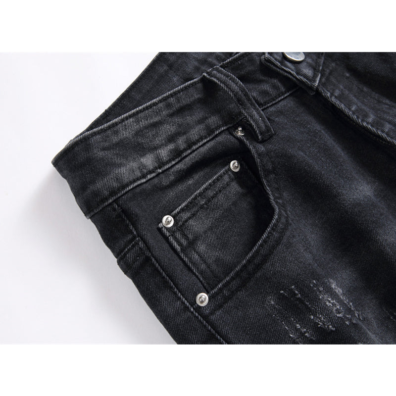AMIRI Jeans High-quality distressed pure cotton