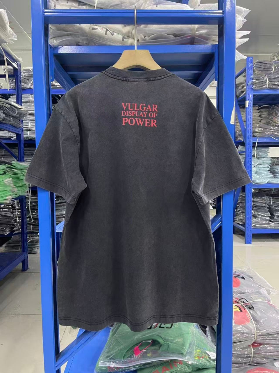 Vintage style washed summer wear T shirt 260G pure cotton high-quality streetwear