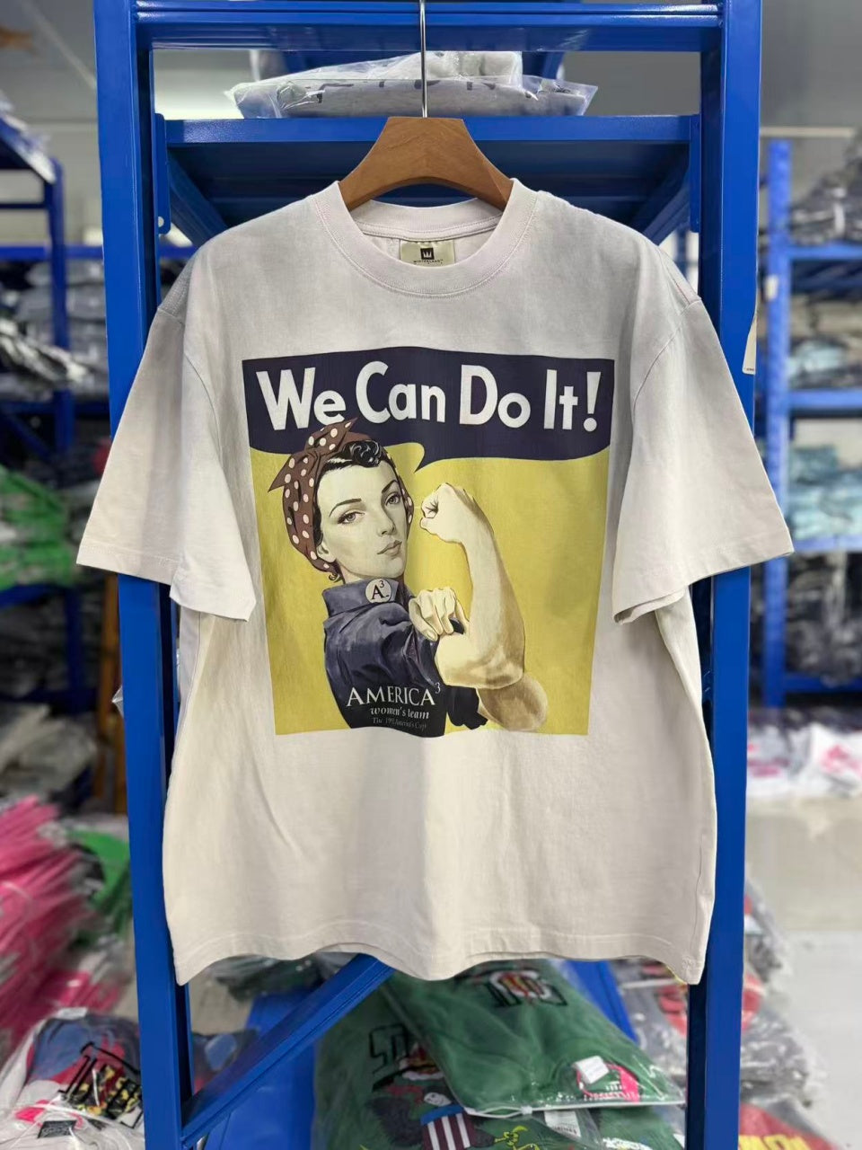 Vintage style washed summer wear T shirt 260G pure cotton high-quality streetwear