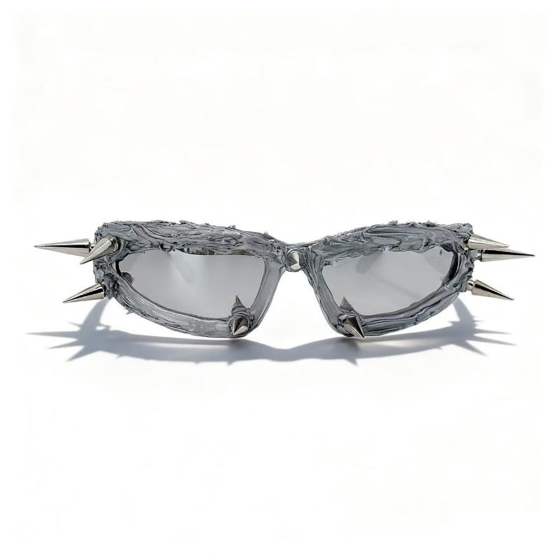 Trendy punk glasses cat eyes