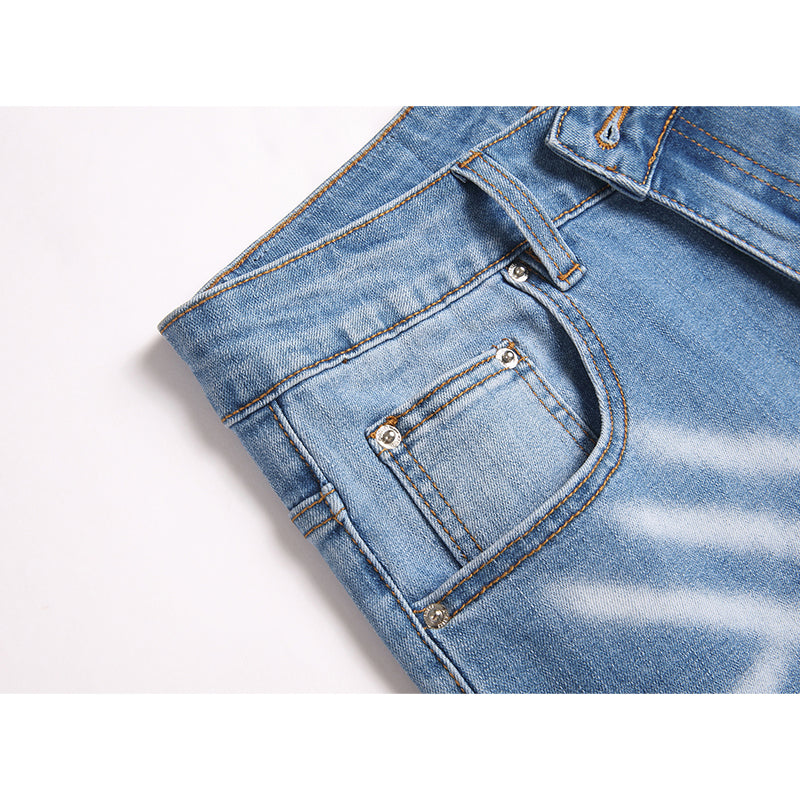 AMIRI Jeans High-quality distressed pure cotton
