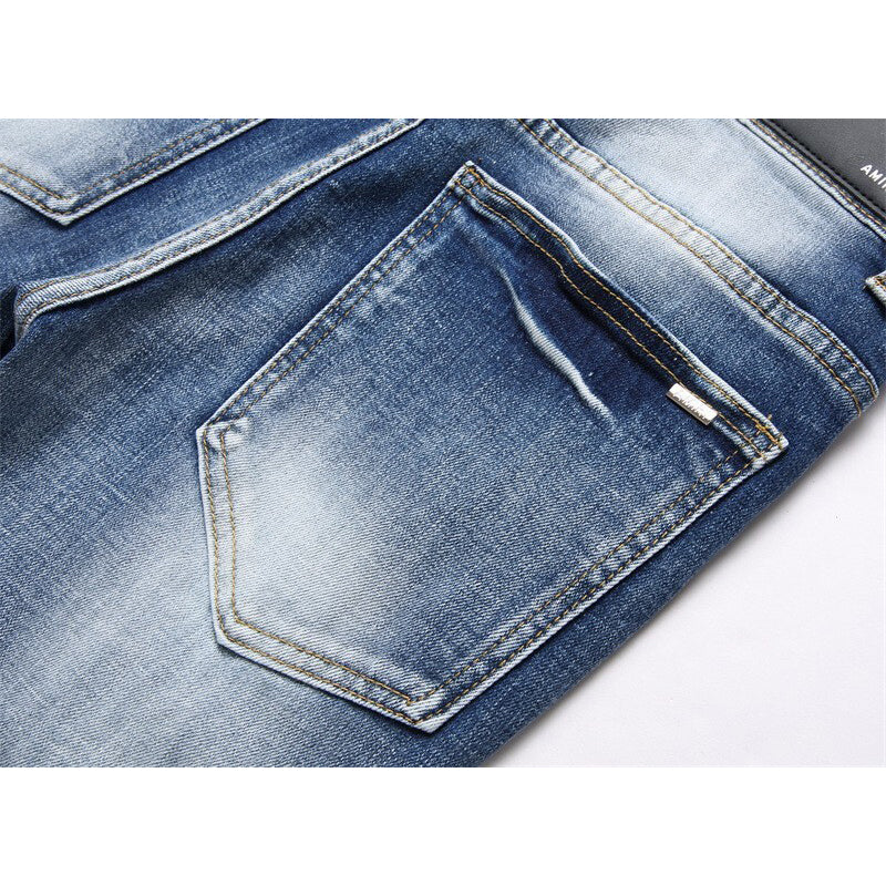 AMIRI Jeans High-quality distressed pure cotton