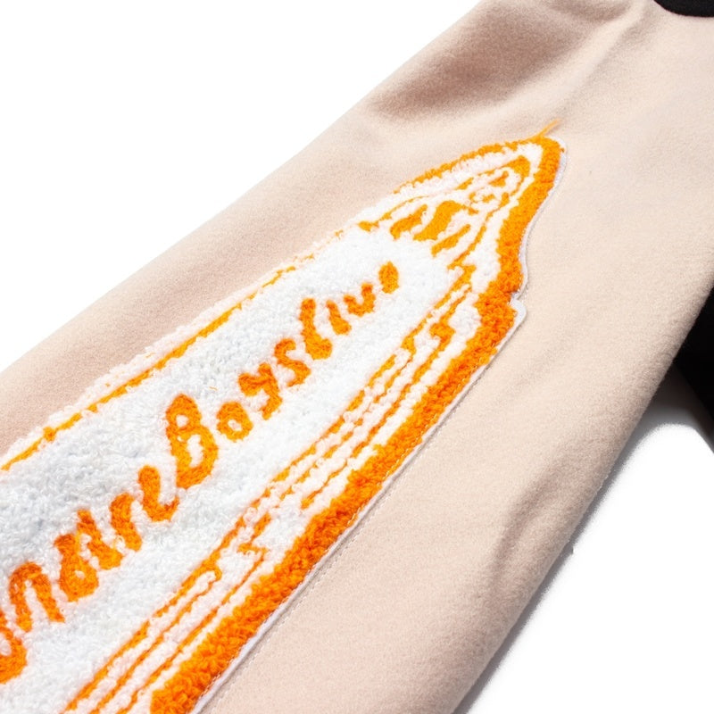American-style baseball jacket BBC Billionaire Boys Club Astronaut Wool-Blend Embroidered Jacket (HEARTMIND)
