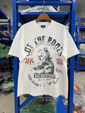 Vintage style washed summer wear T shirt 260G pure cotton high-quality streetwear